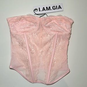 I AM GIA Demie Corset in "Pastel Pink"